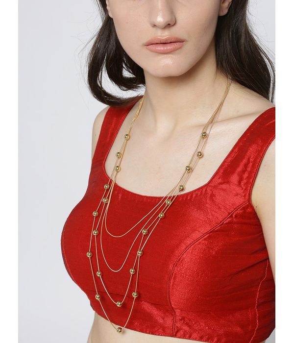 YouBella Gold-Plated Layered Necklace